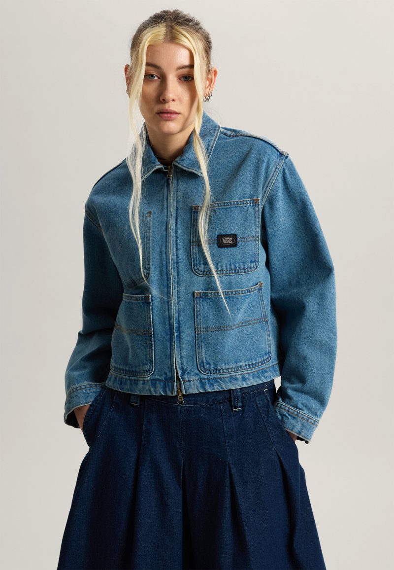Vans EMILY - Džínová bunda - medium blue