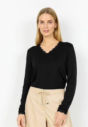 MARICA - Pikkade varrukatega topp - black