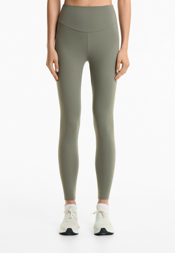 COMFORTLUX HIGH-RISE ANKLE-LENGTH - Tights - khaki