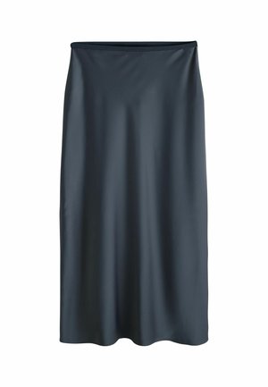 Next, REGULAR FIT - SATIN MIDI SKIRT - A-Linien-Rock - dark grey