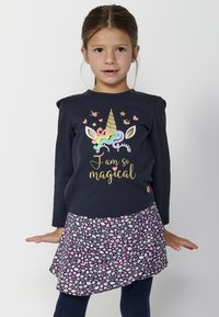 Koroshi Top s dlhým rukávom - navy