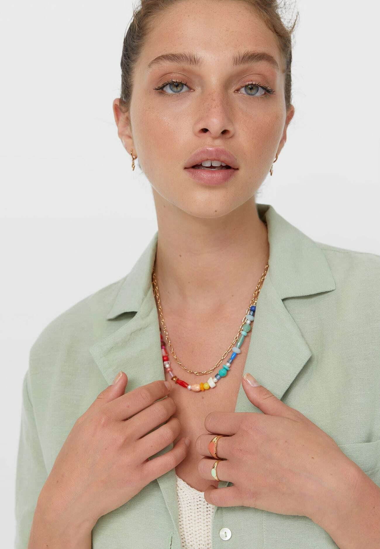 Donna RUSTIKALES MIT KURZEN ÄRMELN - Camicia Donna RUSTIKALES MIT KURZEN ÄRMELN - Camicia