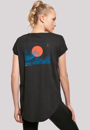 KANAGAWA WELLE  - Print T-shirt - schwarz