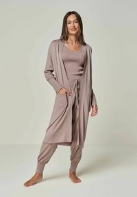 YOU LOOK PERFECT BELLA - MERINO WOOL LOUNGEWEAR - Nachtwäsche Hose - dustypink