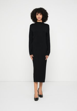 LEIA MIDI DRESS - Dzsörzéruha - black