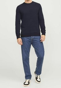 Jack & Jones Stickad tröja - dark blue