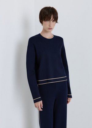 Calliope, MAGLIA TINTA UNITA - Maglione - blu notte