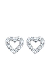 CLASSY HEART - Boucles d'oreilles - silberfarben