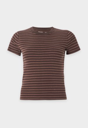 Hollister Co., CREW - Μπλουζάκι με στάμπα - brown
