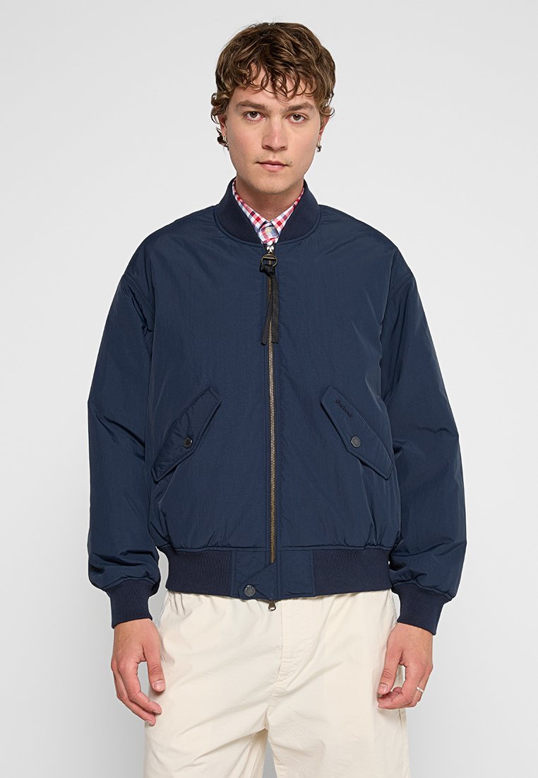 Barbour Bomberjacks donkerblauw