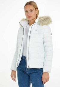 Tommy Jeans BASIC HOODED JACKET - Winter jacket - mint