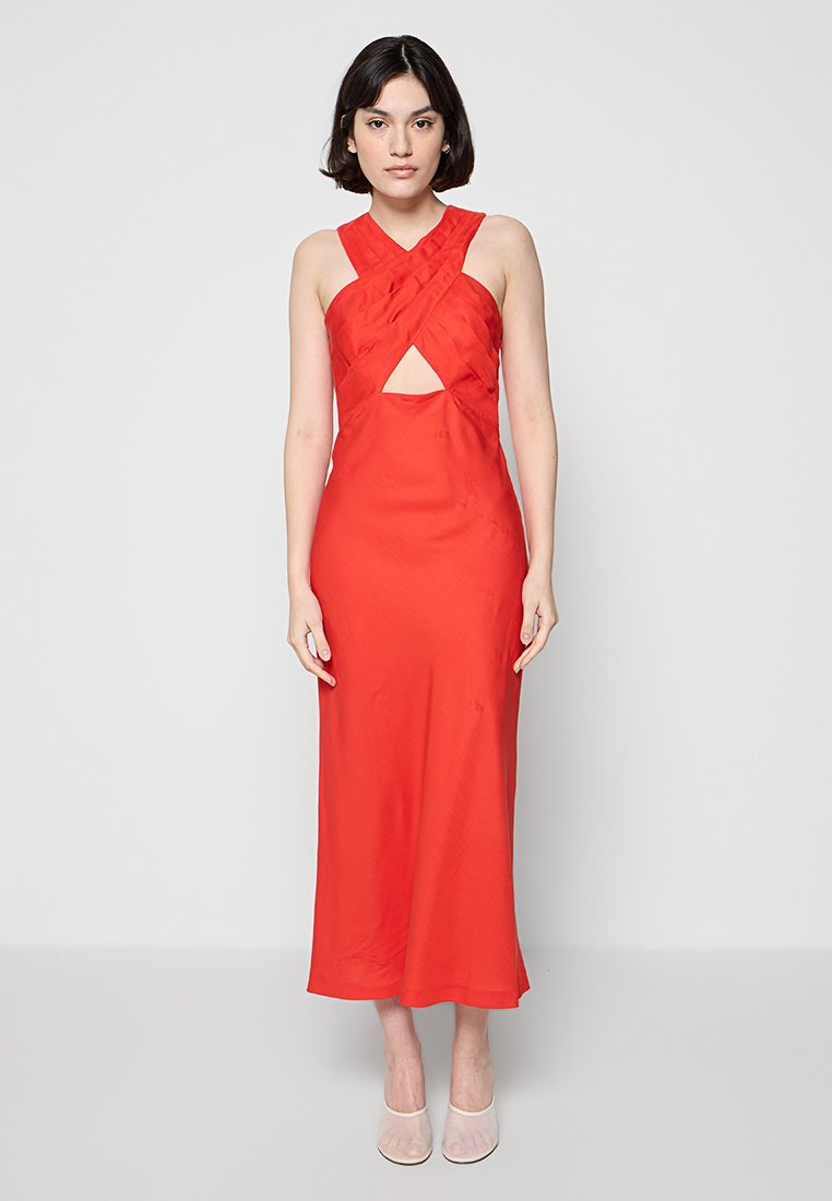 sandro Maxi-jurk rood