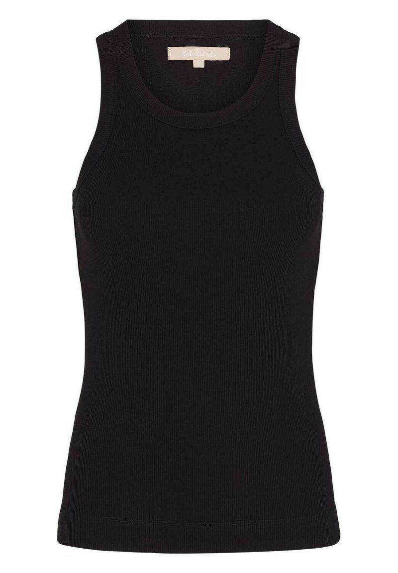 Srtalula Boatneck Top Black Top Fra Soft Rebels
