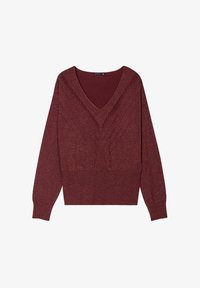 Breal MIT LANGEN ÄRMELN V-AUSSCHNITT Pullover couleur cuivre