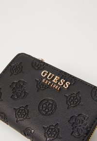 Guess ZARELA ZIP CARD CASE - Portafoglio - black