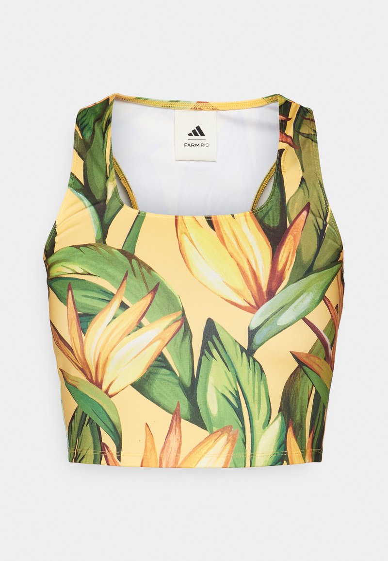 adidas performance Top geel
