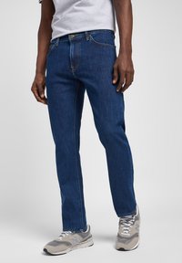DAREN ZIP FLY - Jeans straight leg - deep dark stone