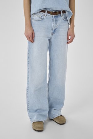 My Essential Wardrobe, MWWIDE 5 THE LOUIS - Avar lõikega teksad - light blue wash