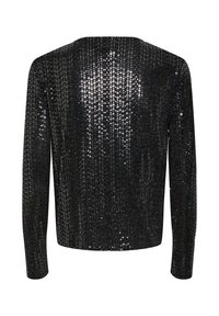 Pieces PCSIDDY - Μπλούζα με μακριά μανίκια - black/silver