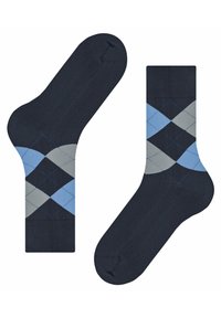 FALKE SENSITIVE ARGYLE - Socks - midnight