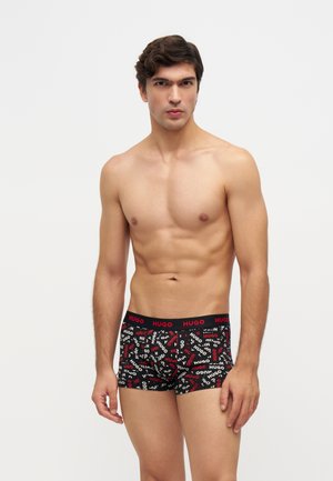 HUGO, TRUNK TRIPLET DESIGN 3 PACK - Боксерки - open red