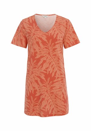 Cellbes of Sweden, T-shirts print - dark coral patterned
