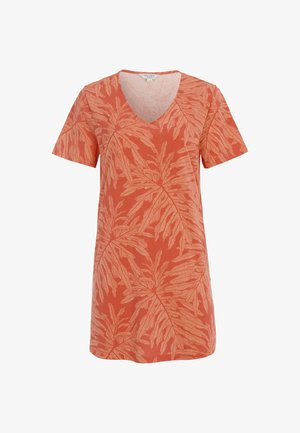 Cellbes of Sweden, T-shirts print - dark coral patterned