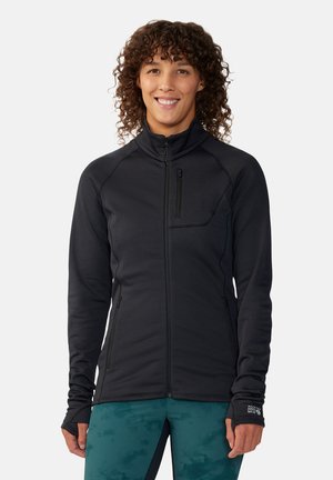 Mountain Hardwear, MOUNTAIN HARDWEAR JACKEN W GLACIAL TRAIL™ FULL ZIP - Sweatjacke - black