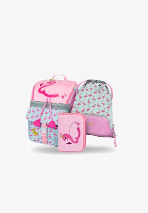 3 SET - Školní taška - rosa