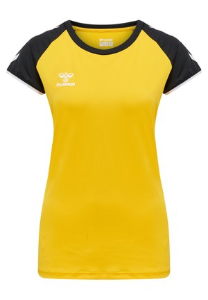 T-shirt imprimé - yellow
