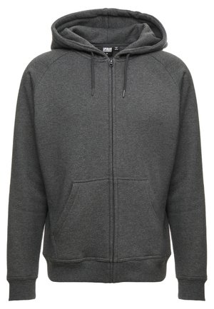 ZIP HOODY - Majica s kapuljačom i patentnim zatvaračem - charcoal