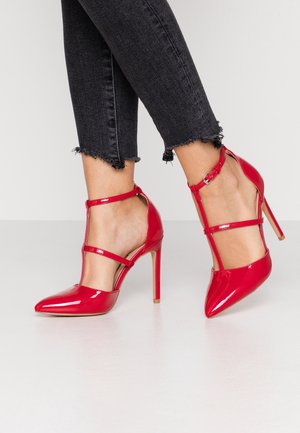 Even&Odd Højhælede pumps - red
