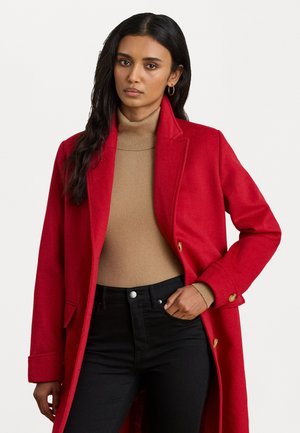 WOOL SB 38"-LINED-COAT - Klasický kabát - festive red