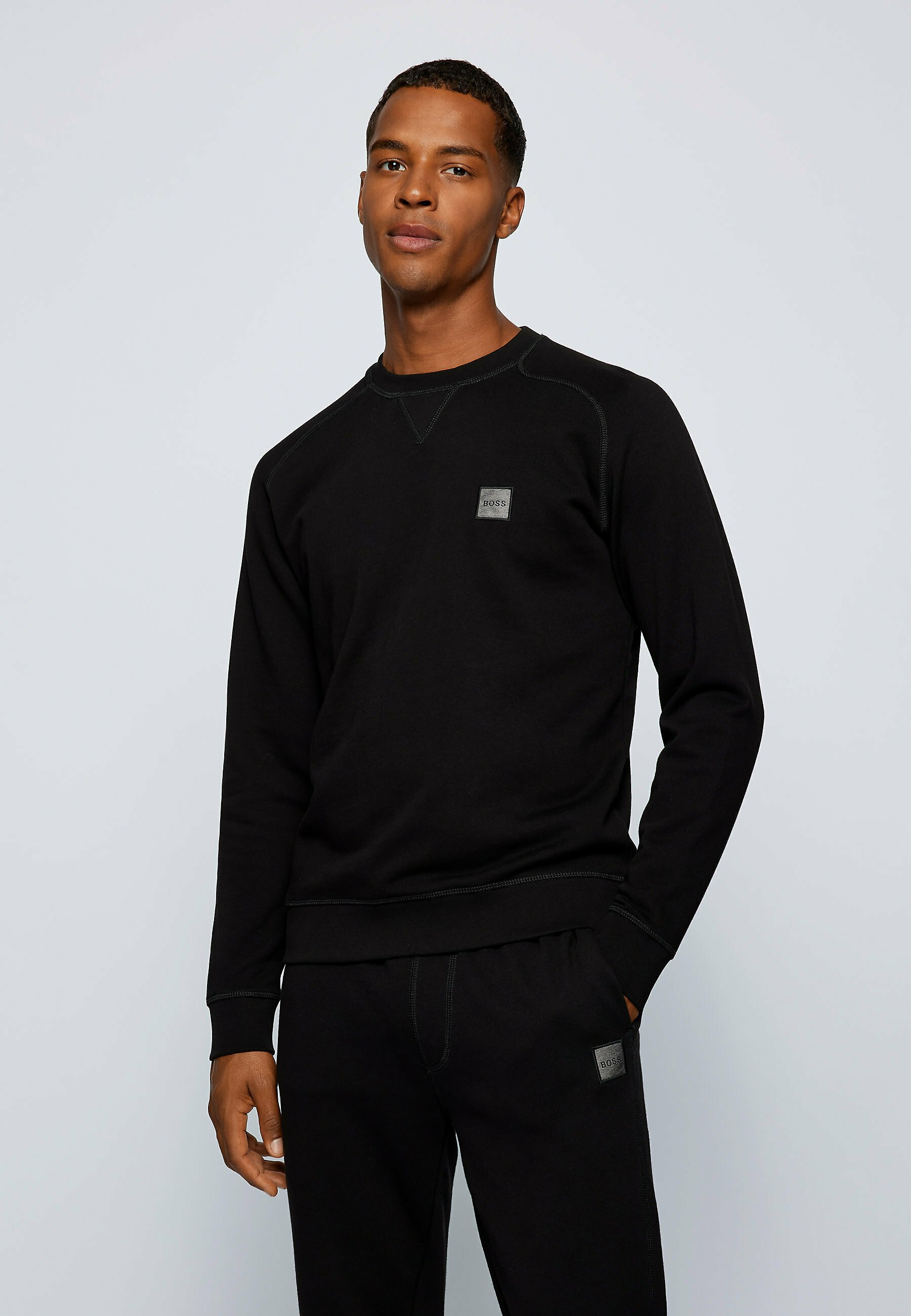 BOSS WESTART - Sweatshirt - black/schwarz