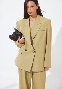 Blazer - kakhi green