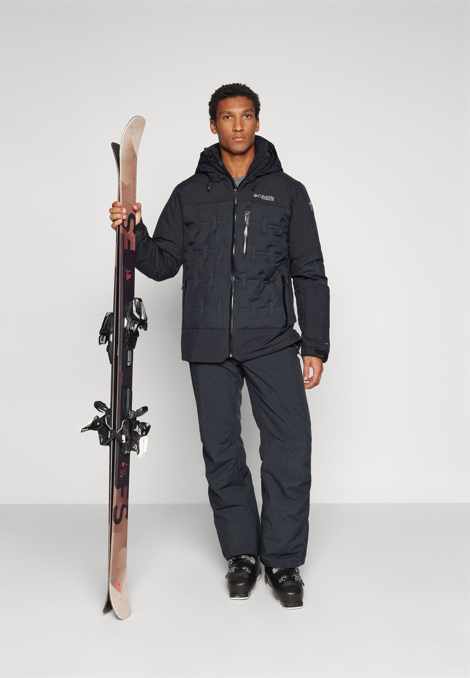 CALEE ブラック ダウンジャケット CL-21 Msize _ CL-22AW092 French white duck down hoodie jacket ◇ CALEE