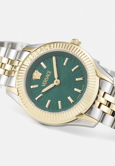 Versace GRECA TIME LADY - Reloj - gold-coloured/silver-coloured/green