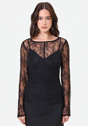 Rinascimento, BLUSA TINTA UNITA - Camicetta - black