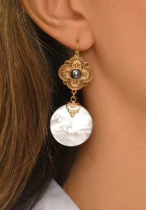 Satellite Paris POSITANO DANGLY SLEEPER - Boucles d'oreilles - white