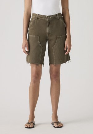 Levi's® BAGGY DAD UTILITY - Jeans Shorts - washed canteen