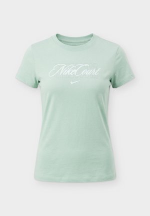 Nike Performance, TEE HERITAGE COURT MOD - T-shirt imprimé - steam/barely green