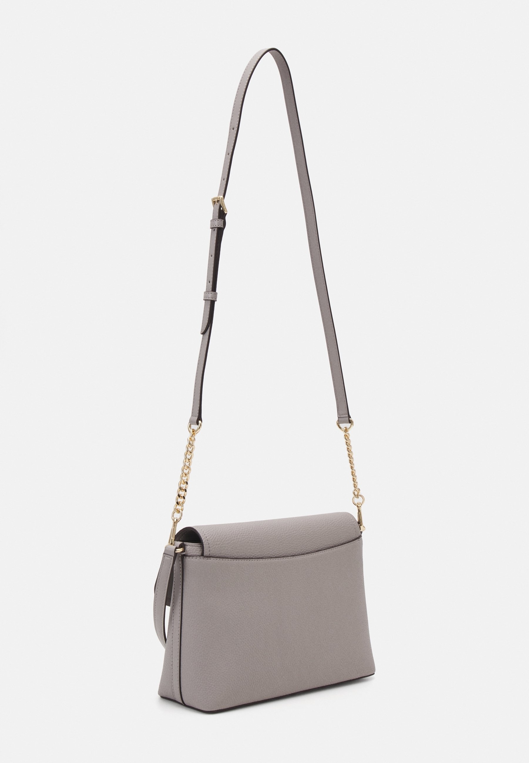 Satchel MK Grey Bag Michael Kors Pearl Grey Saffiano Small Satchel