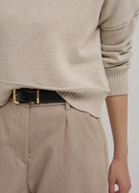 Calliope GIROCOLLO TAGLIO VIVO PBT  - Strickpullover - beige