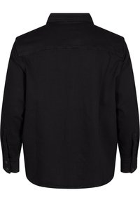 Zizzi MIT KNÖPFEN UND BRUSTTASCHEN - Camicia - black