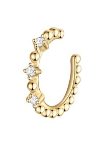 Viens auskars - gelbgoldfarben