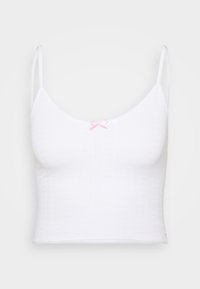 ONLPOPPY HEART SINGLET - Maglietta intima - white