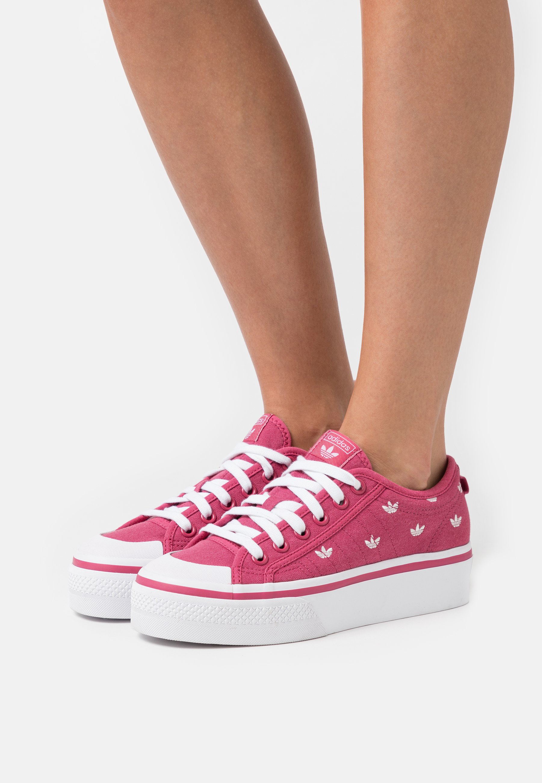 adidas Originals NIZZA PLATFORM Baskets basses bliss pink