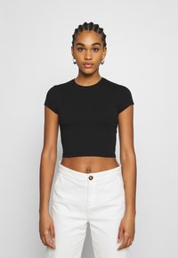 Weekday SABRA 2 PACK - T-shirt básica - black/white