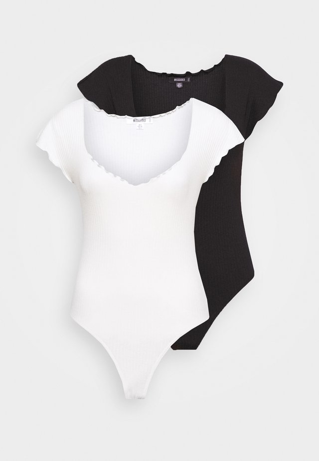 2 PACK - Body - black/cream