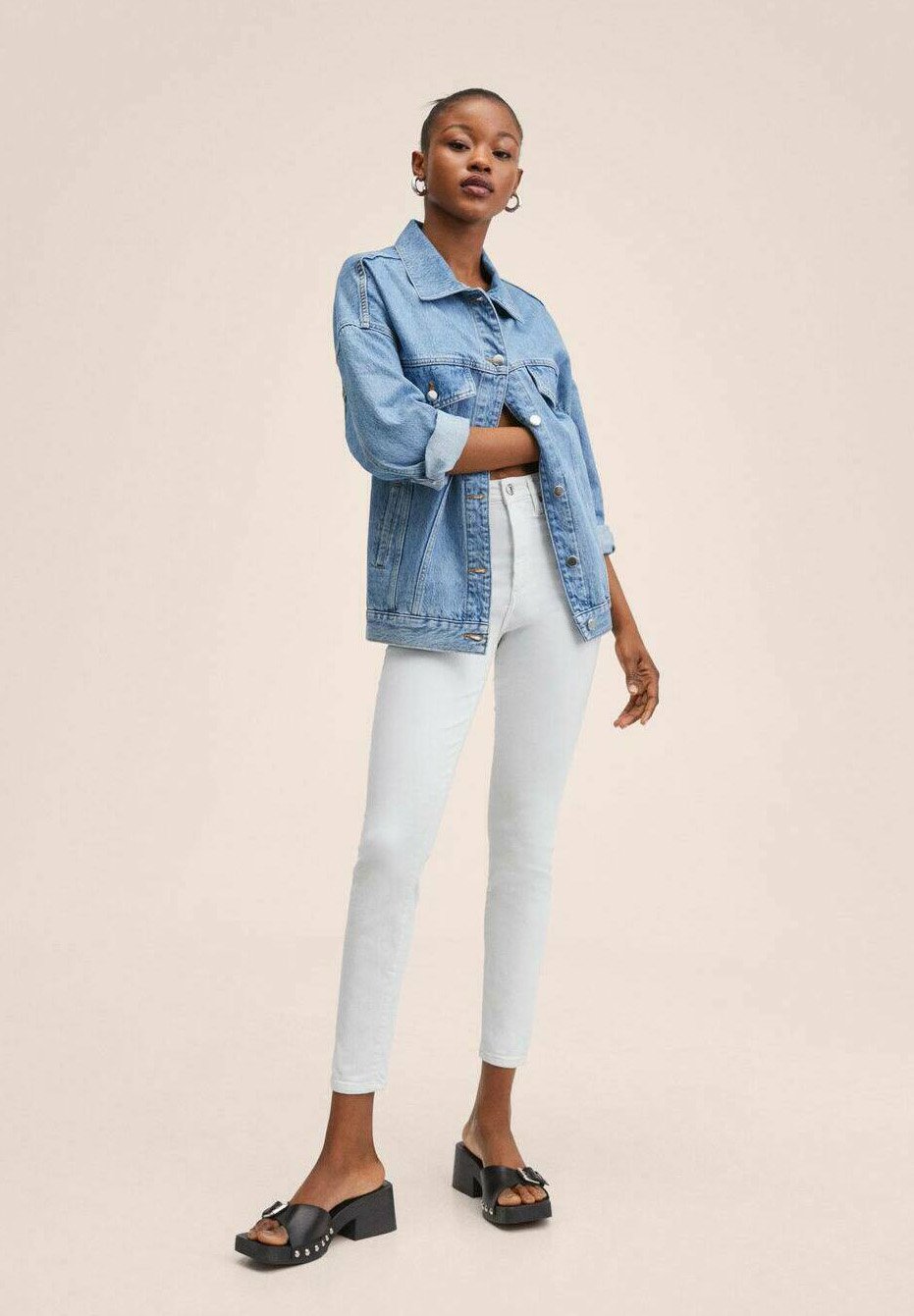 Mango ANNE - Jeans slim fit - blanc/bianco - Zalando.it